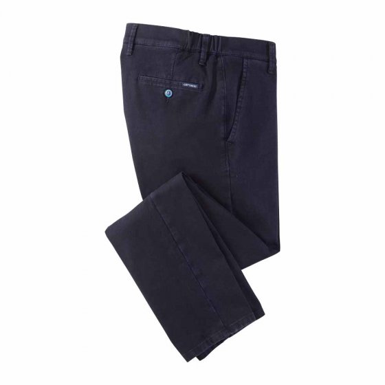 Pantalon en coton avec ceinture flex 