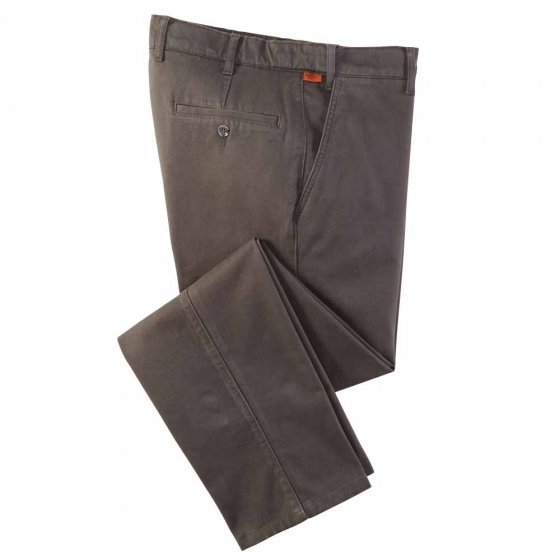 Pantalon en coton avec ceinture stretch 