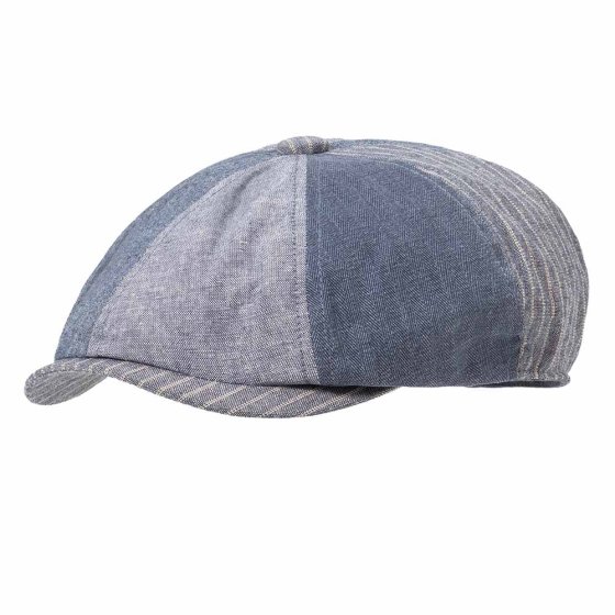 Casquette à visière patchwork 