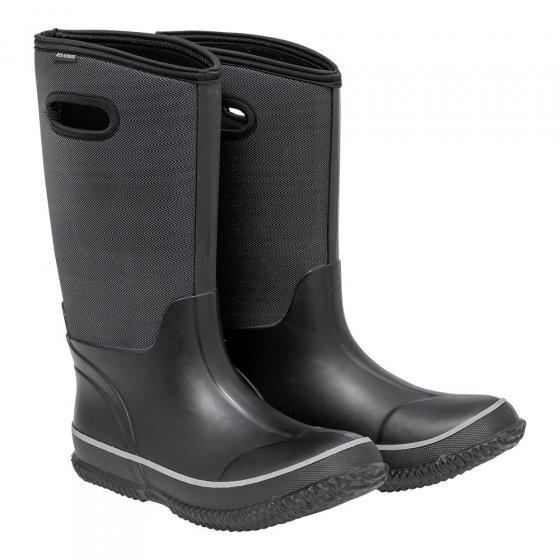 Neopreen rubberen laarzen met instap hulp 