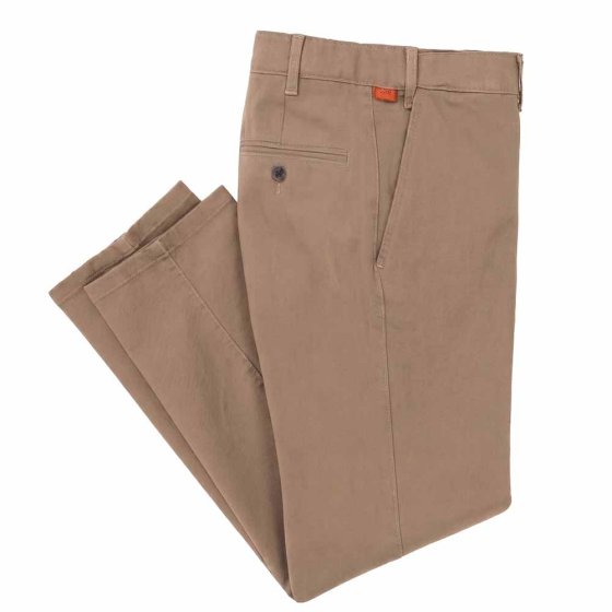 Katoenen broek met elastische tailleband 