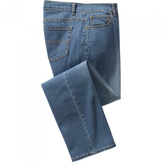 Heren-stretch-jeans in set 58 | Jeansblauw#Lichtblauw
