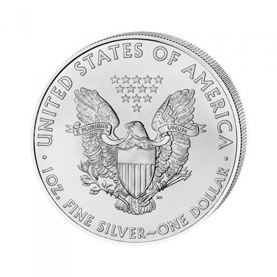 De grootste zilveren munt van de VS 