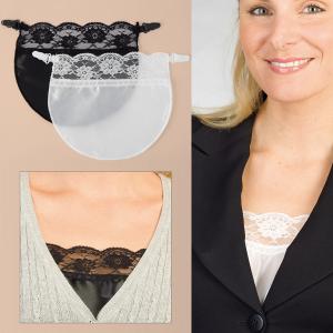 Empiècement décolleté en dentelle 