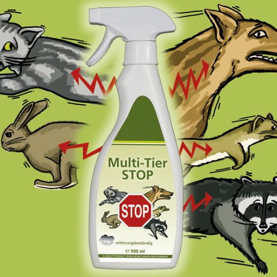 Dieren-afweer-kleefspray 2er Set 