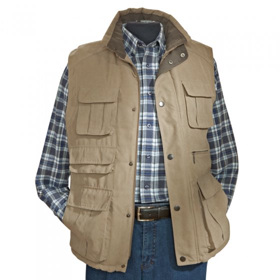 Veste 11 poches en microskin 