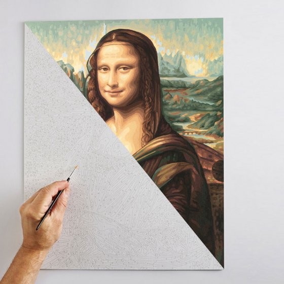 Peinture par numéros : Mona Lisa 