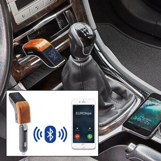 Transmetteur FM Bluetooth pour voiture 