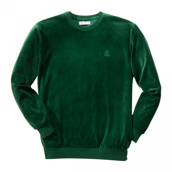 Pull homme en velours ras 