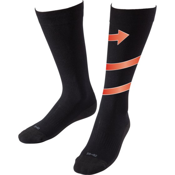 Chaussettes de voyage, noir 