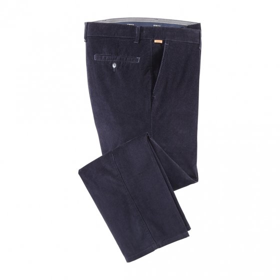 Pantalon sportif en velours côtelé 27 | Marine