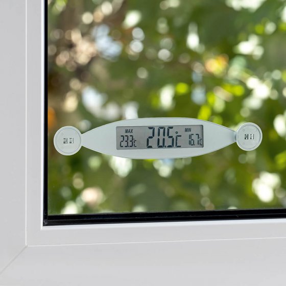 Thermomètre numérique pour fenêtre 