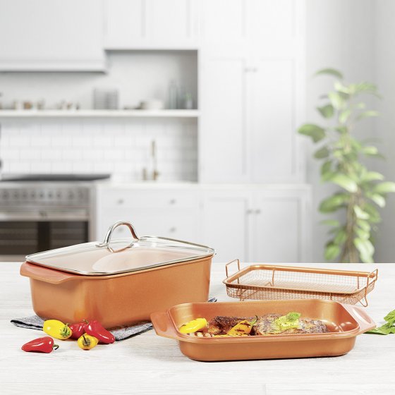 Lot cocotte double "WonderCooker" 