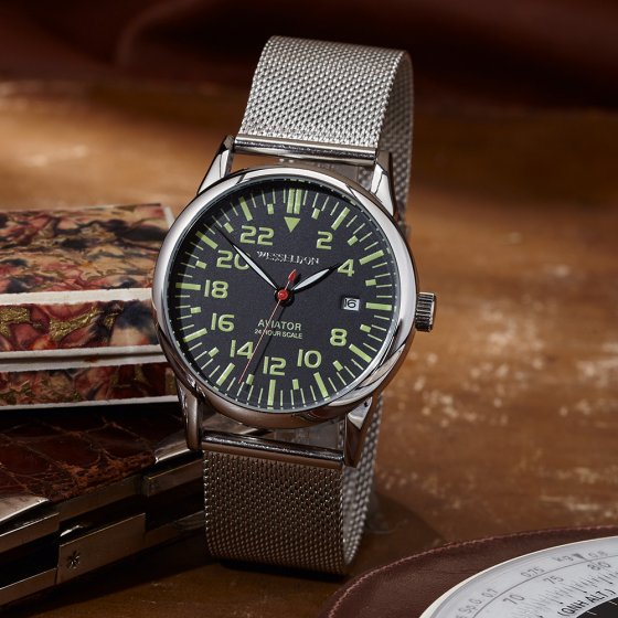 Montre aviateur automatique clearance