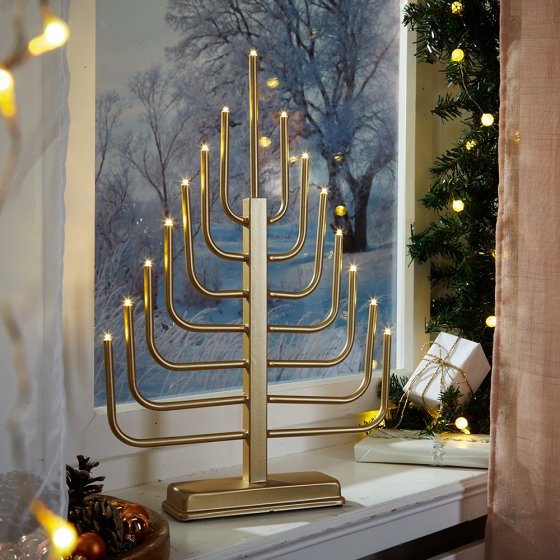 Arbre lumineux pour rebord de fenêtre 