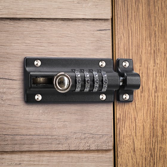 Deurschuif met cijferslot 