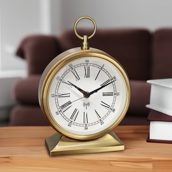 Horloge de table radiopilotée « Gousset » 