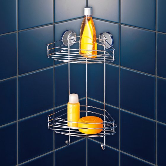 Étagère de douche en coin Vacuum-Loc® 