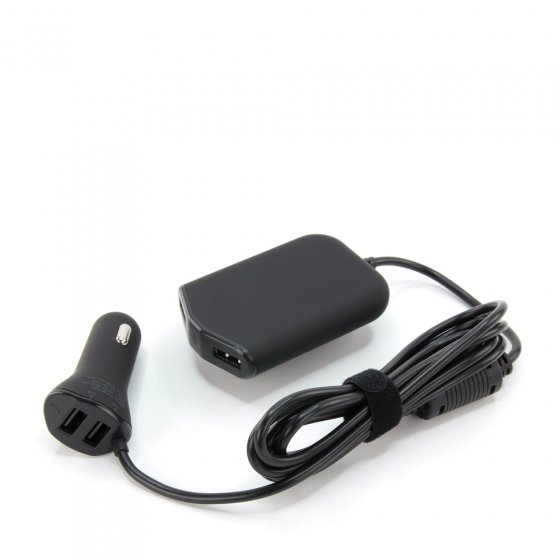 Dubbele usb-adapter voor in de auto 