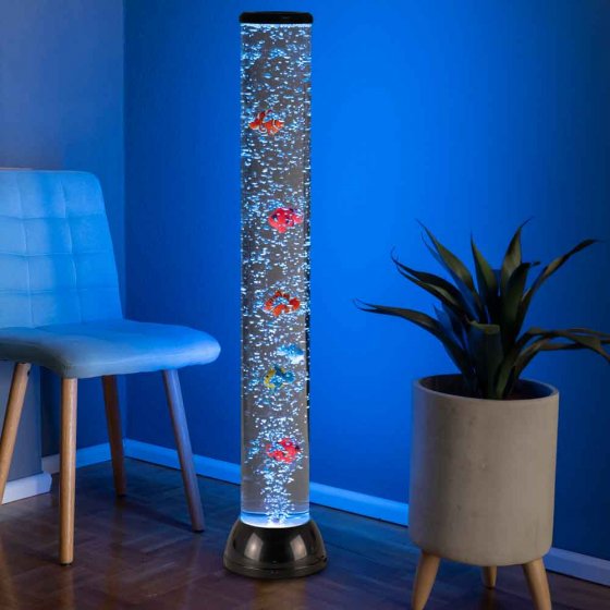 LED waterkolom met vissen 