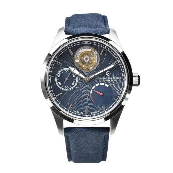 Montre automatique « Tourbillon » Bleu