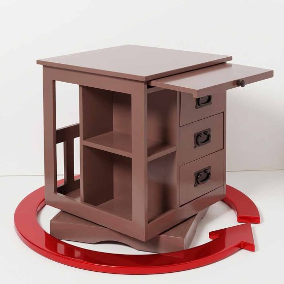 Draaibare bijzettafel 