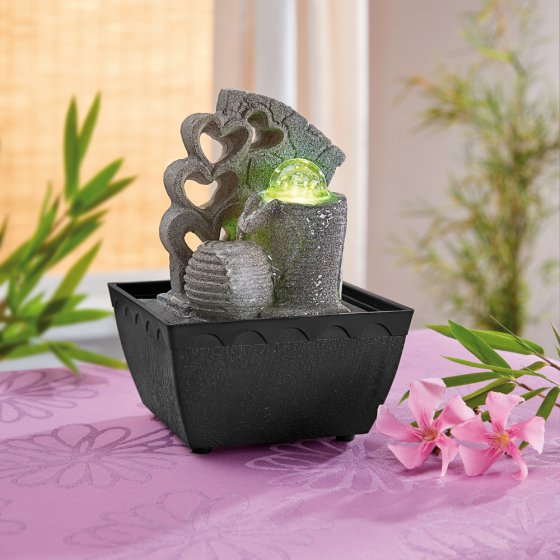 Fontaine d’intérieur à LED 