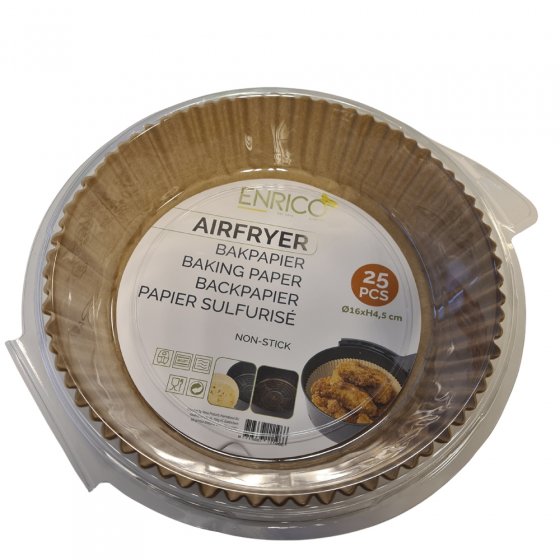 Barquettes en papier sulfurisé pour friteuses à air chaud 