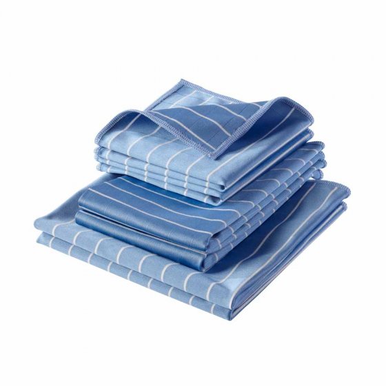 Chiffons « Diamant » verre et vitres en lot de 6 