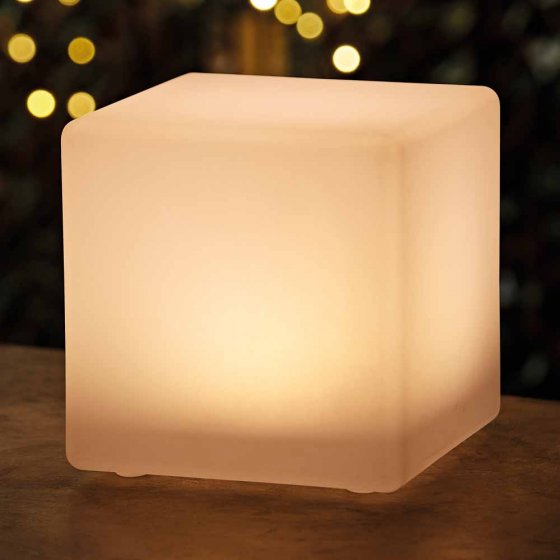 Lampe - cube solaire à LED 