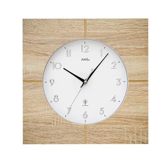 Radiogestuurde wandklok "Natuur" 