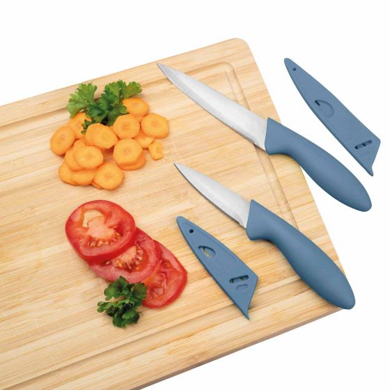 Fruit- en groentemessen, set van 2 