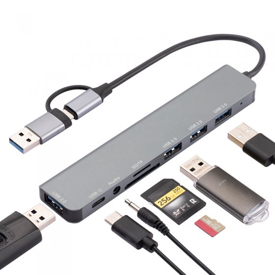 Station d'accueil dans un boîtier métallique 