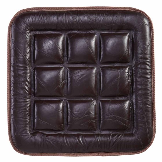CMG - Coussin D'Assise Triple Pliable - 34 X 26 Cm - Pour Parc, Football, Pique-nique - Rouge Pratique
