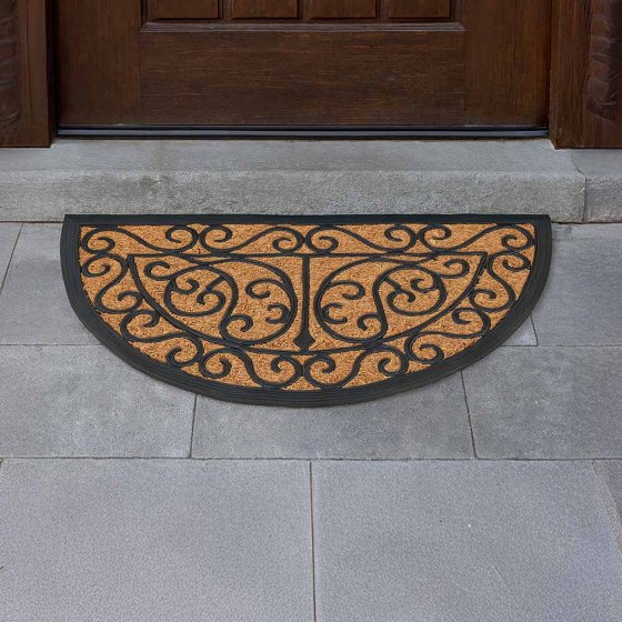 Halfronde deurmat 