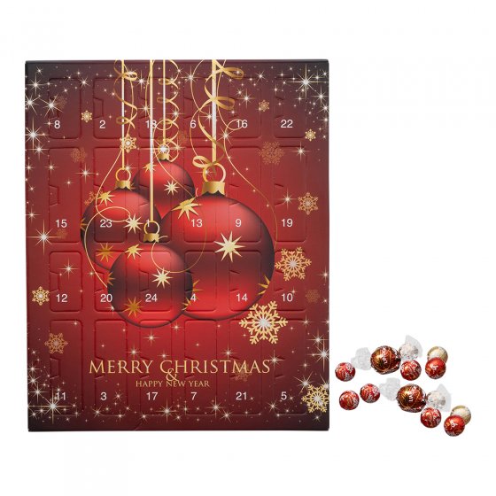 Calendrier de l'Avent avec chocolats Lindt 