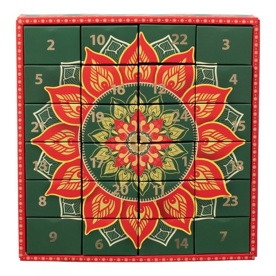 Adventskalender, geurkaarsen 