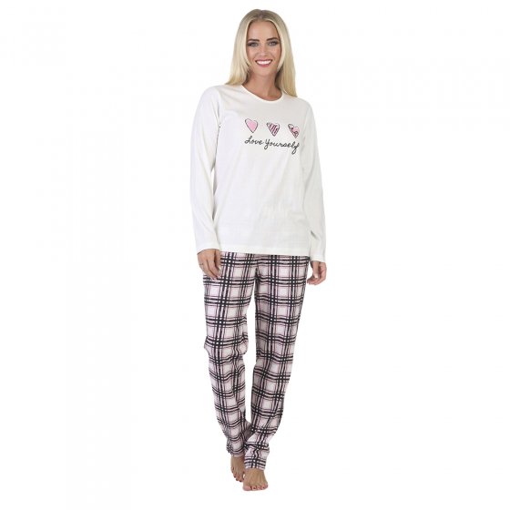 Pyjama 48/50 | Wit#Roze
