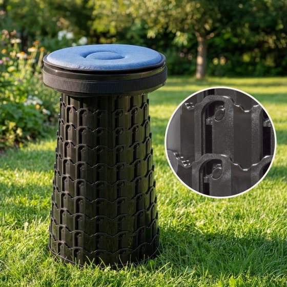 In hoogte verstelbare XXL-kruk 