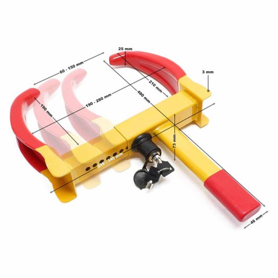 Griffes de stationnement réglables 