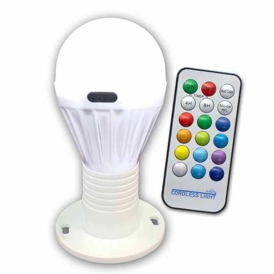 Ampoule avec télécommande 