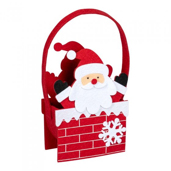 Vilten cadeauzakje "Santa" 