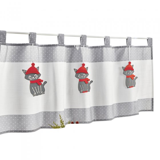 Bistrogordijn Winterkatjes 