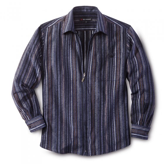 Chemise chenille zippée 