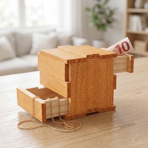 Puzzelcadeaudoos "Mechanica" 