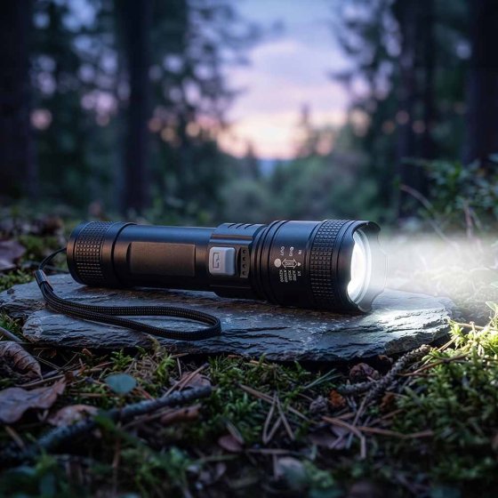 Lampe de poche LED rechargeable 
