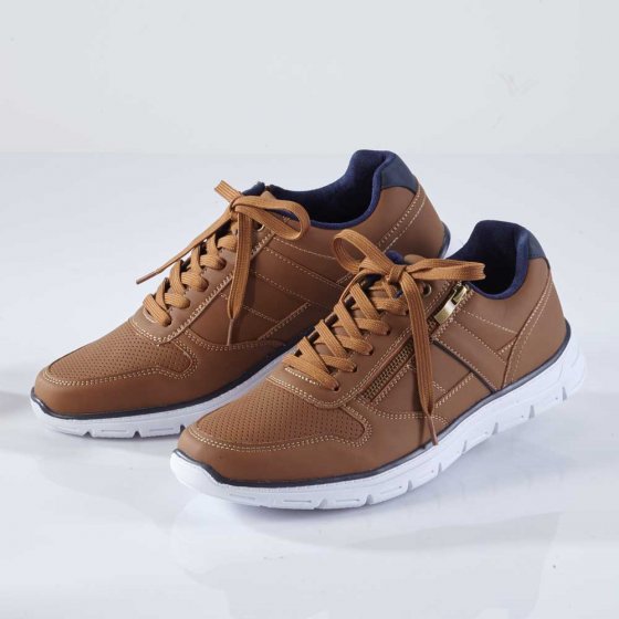 Veterschoenen met ritssluiting 40 | Camel