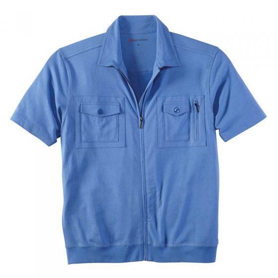 Chemise jersey multi-poches XXL (120/124) | Bleu clair