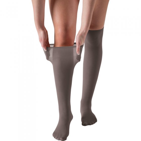 Kniekousen met een wijde schacht Zwart