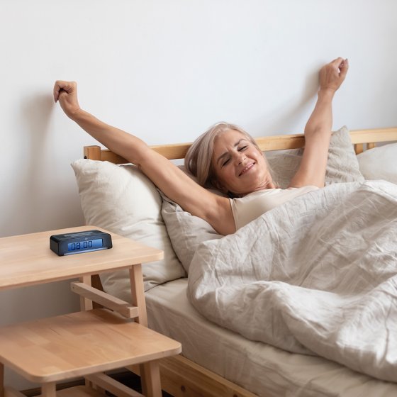 Uw cadeau: de wekkerradio met licht 